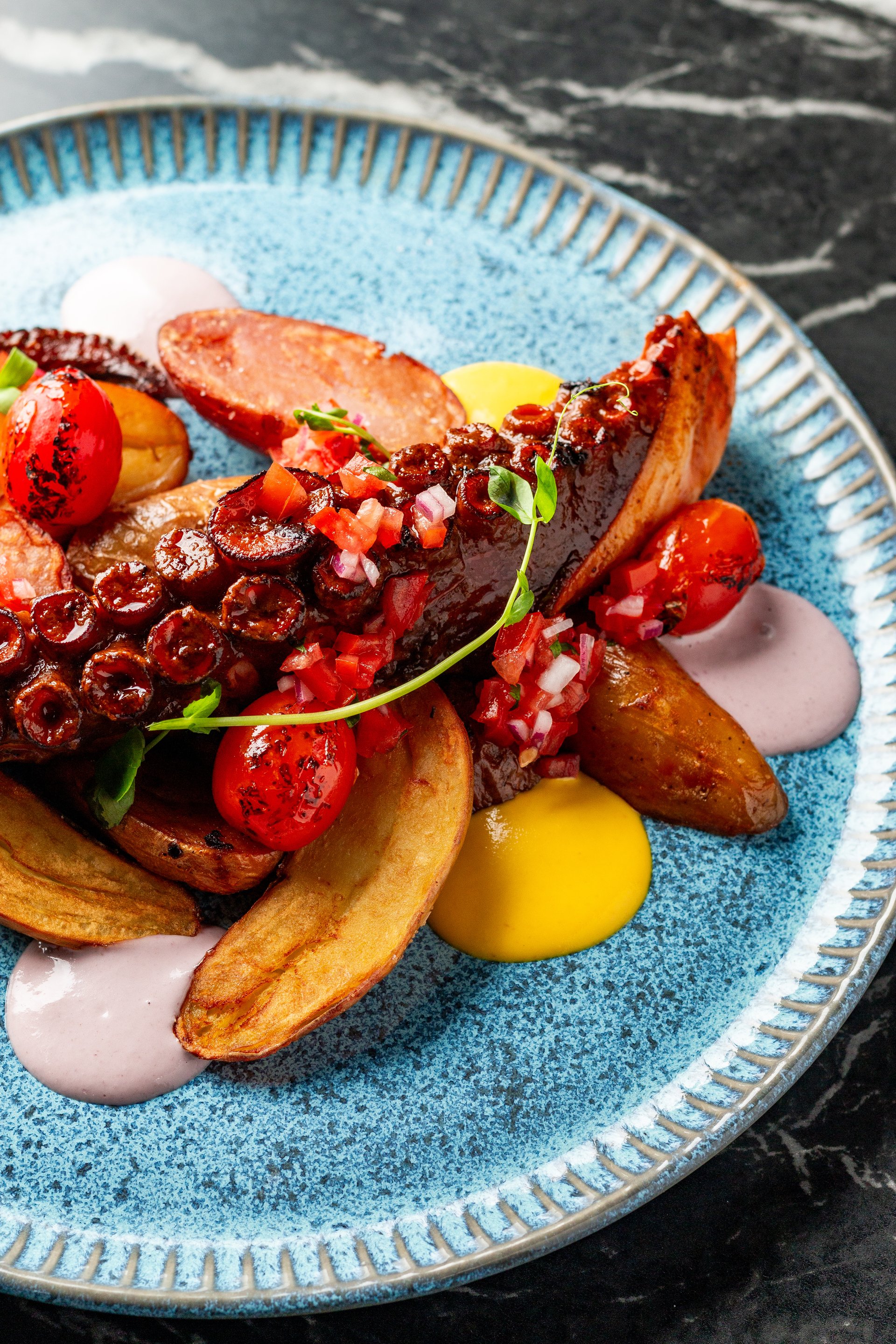 Pulpo a la brasa